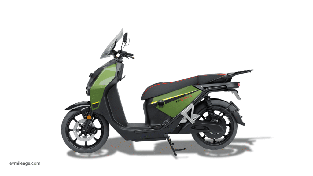 The new Acer CPX Pro electric Scooter in green Colour