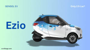 Gensol EV Ezio Electric Car launch in india 2.5 lac