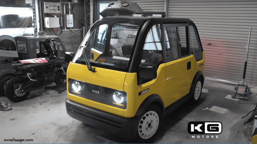 KG Motors Mibot Micro EV Yellow