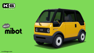 KG Motors Mibot Micro Electric Car in india